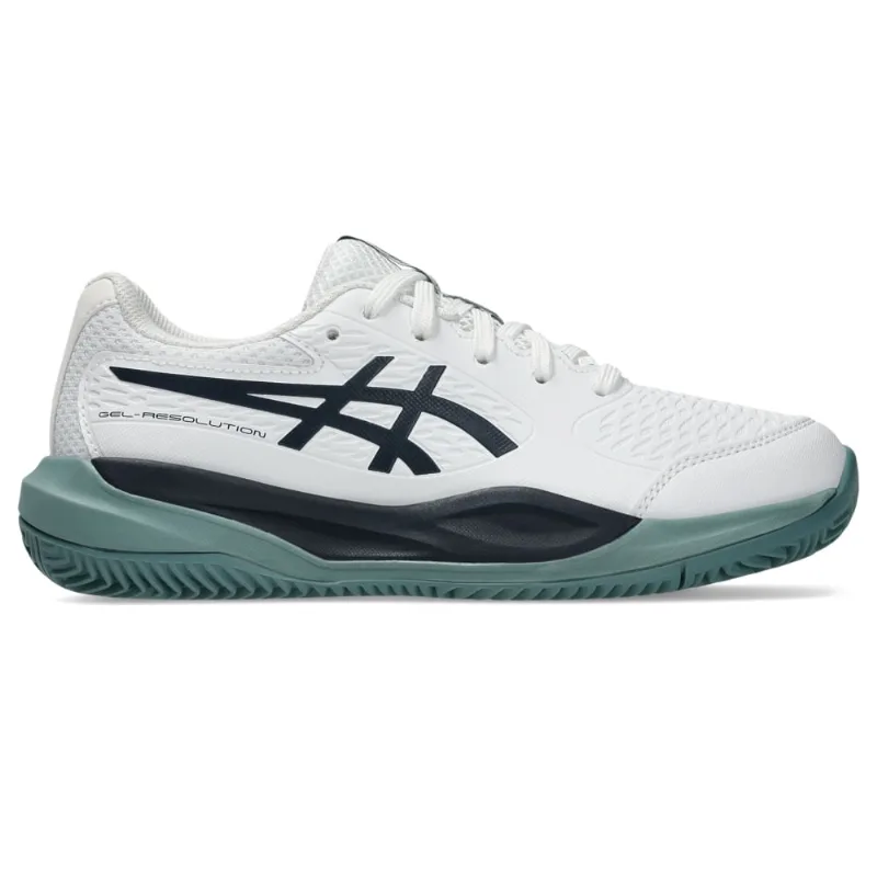 Tênis ASICS Gel-Resolution X Gs Saibro - Infantil - Branco/Azul - tam: 35.5