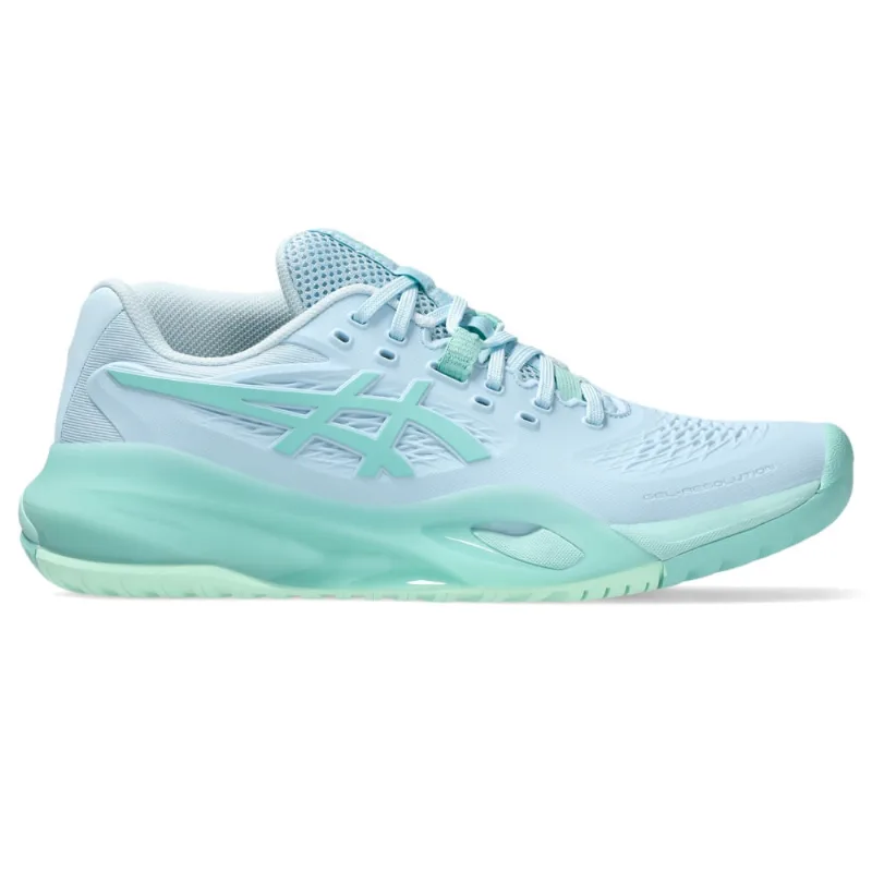 Tênis ASICS Gel-Resolution X - Feminino - Azul/Verde - tam: 39.5