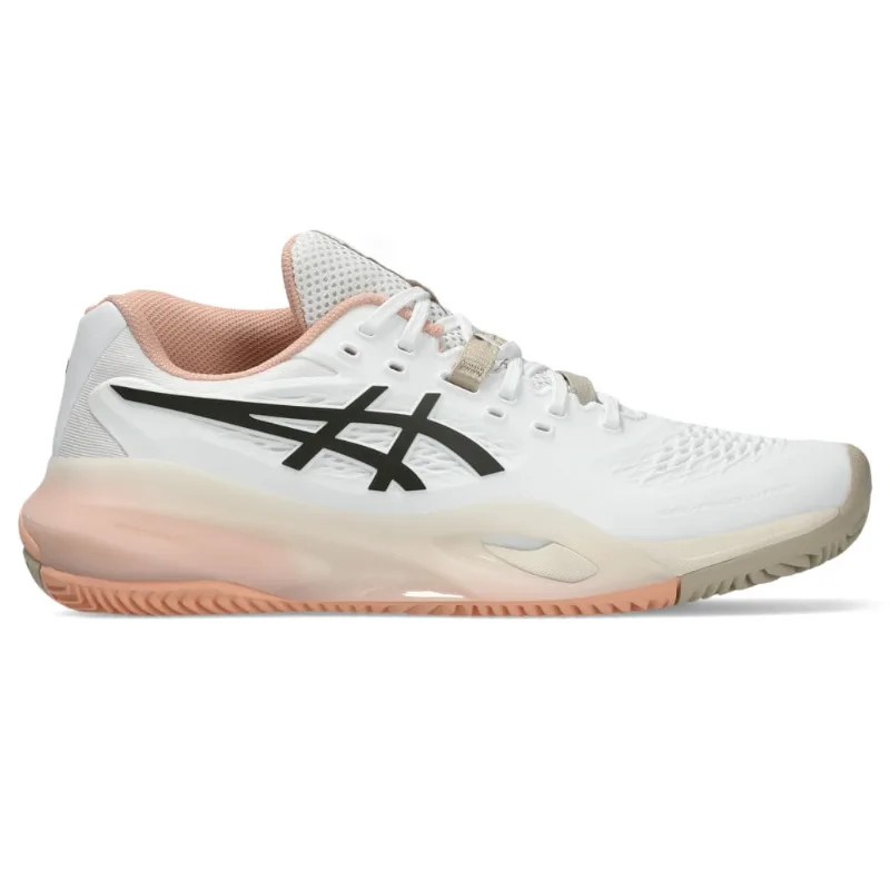 Tênis ASICS Gel-Resolution X Saibro - Feminino - Branco/Marrom - tam: 40