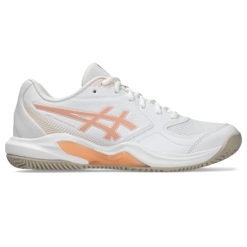 Tênis ASICS Gel-Dedicate 9 Clay - Branco/Rosa - tam: 39