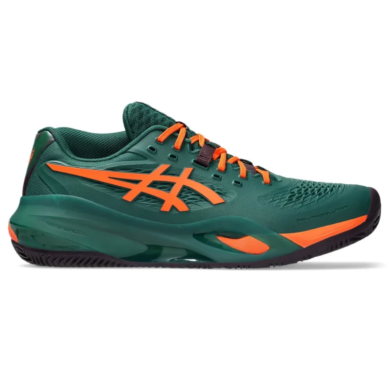 Tênis ASICS Gel-Resolution X Padel - Masculino - Verde/Laranja - tam: 46