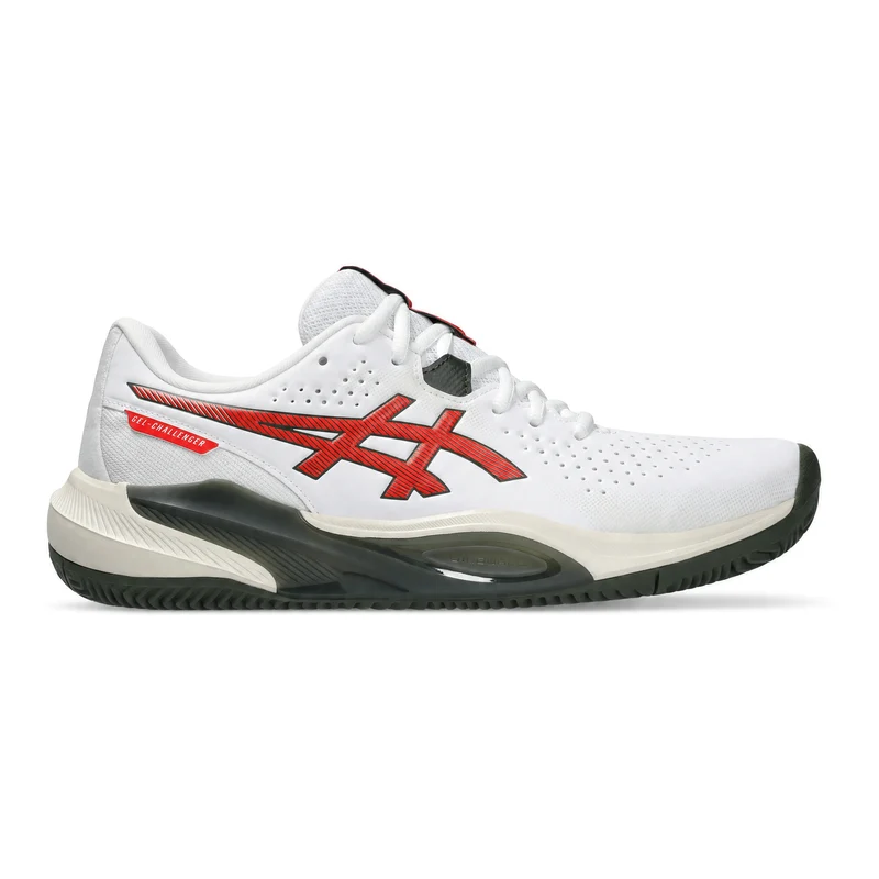 Scarpa da Tennis Uomo Asics Gel-Challenger 15 Clay Bianco Rosso 47