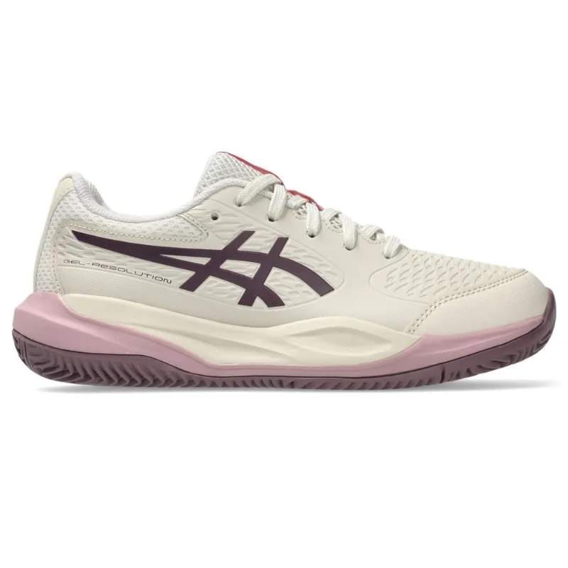 Tênis ASICS Gel-Resolution X Gs Saibro - Infantil - Bege/Roxo - tam: 37