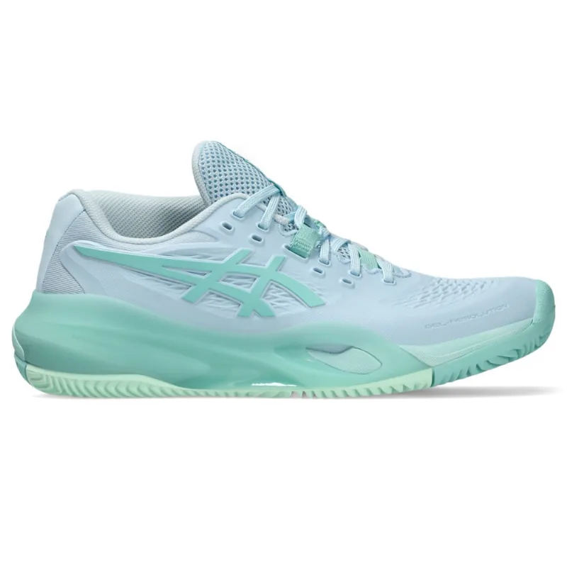 Tênis ASICS Gel-Resolution X Saibro - Feminino - Azul/Verde - tam: 39