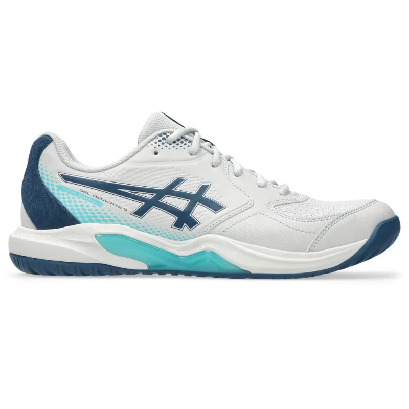 Tênis ASICS Gel-Dedicate 9 Pickball - Cinza/Azul - tam: 45