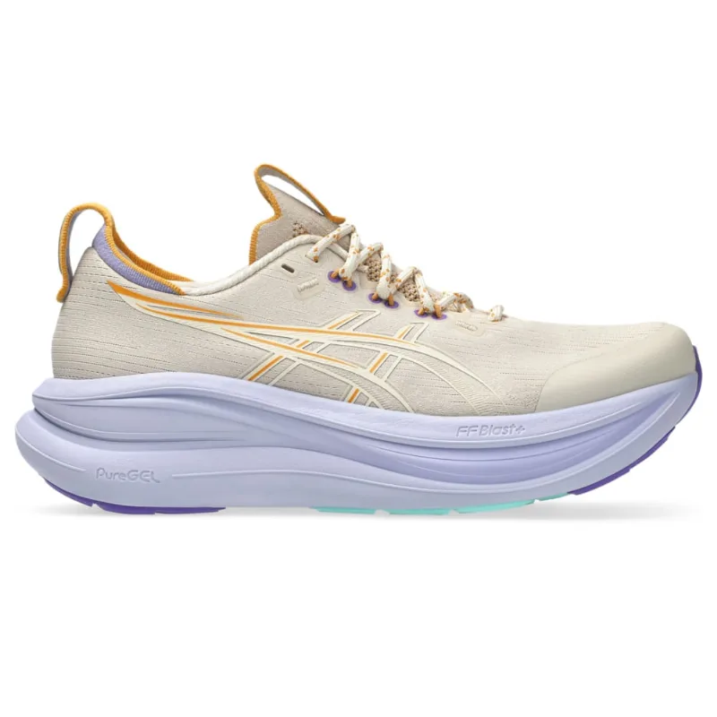 Tênis ASICS Gel- Nimbus 28 TR - Bege/Roxo - tam: 34.5