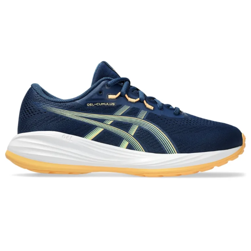Tênis ASICS Gel-Cumulus 28 GS - Azul/Laranja - tam: 36.5