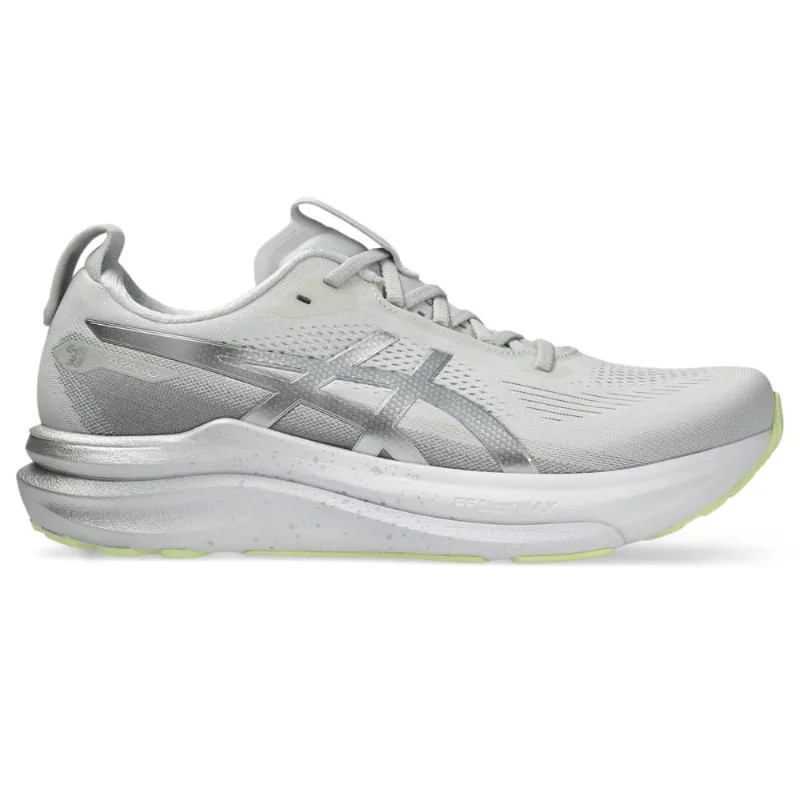 Tênis ASICS GEL-Kayano 33 Platinum - Masculino - Prata/Verde - tam: 39.5