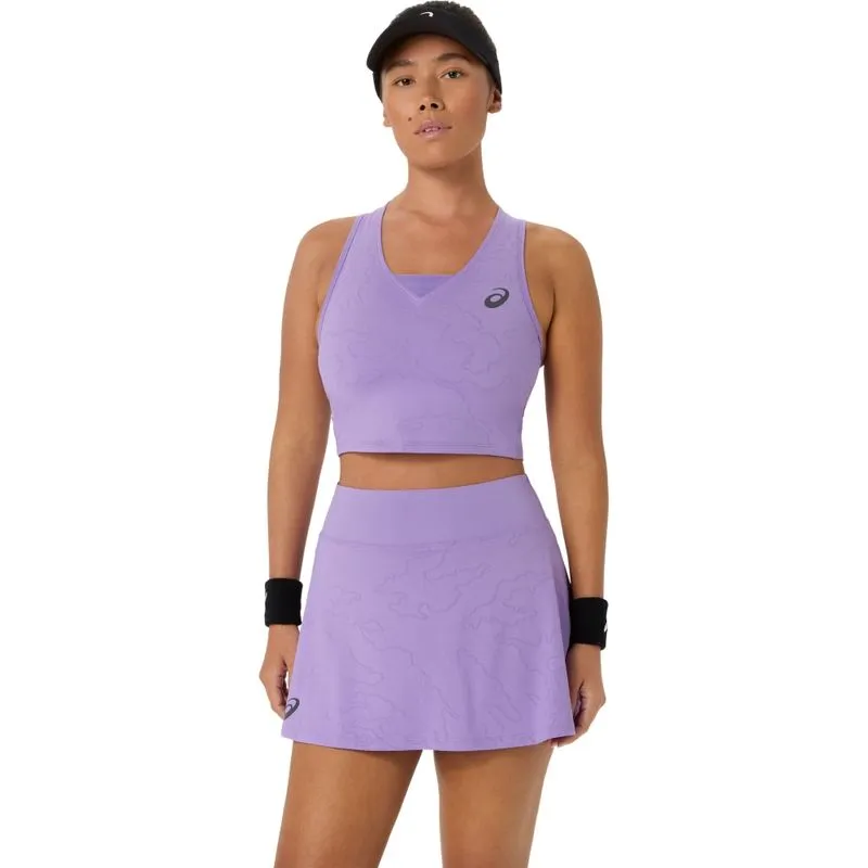 Top ASICS Match Crop Top Night Energy - Roxo - tam: P