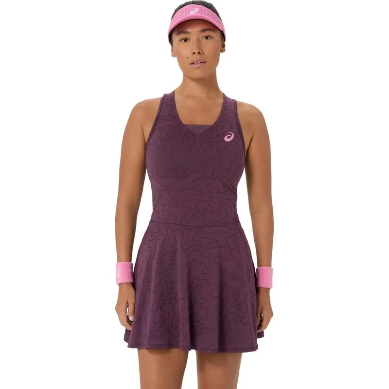 MATCH JACQUARD DRESS - Vinho - tam: P