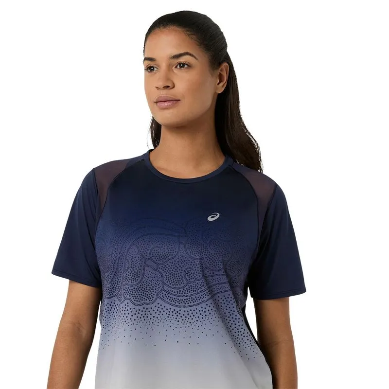 Camiseta ASICS Road Fade - Azul - talla: S