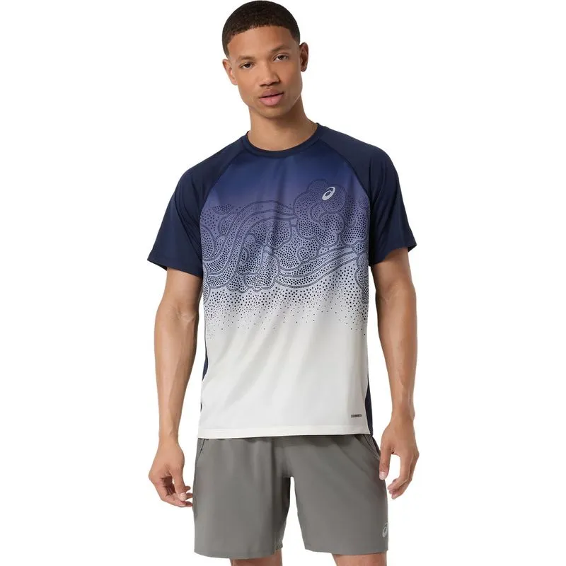 Camiseta ASICS Road Fade - Azul - talla: M