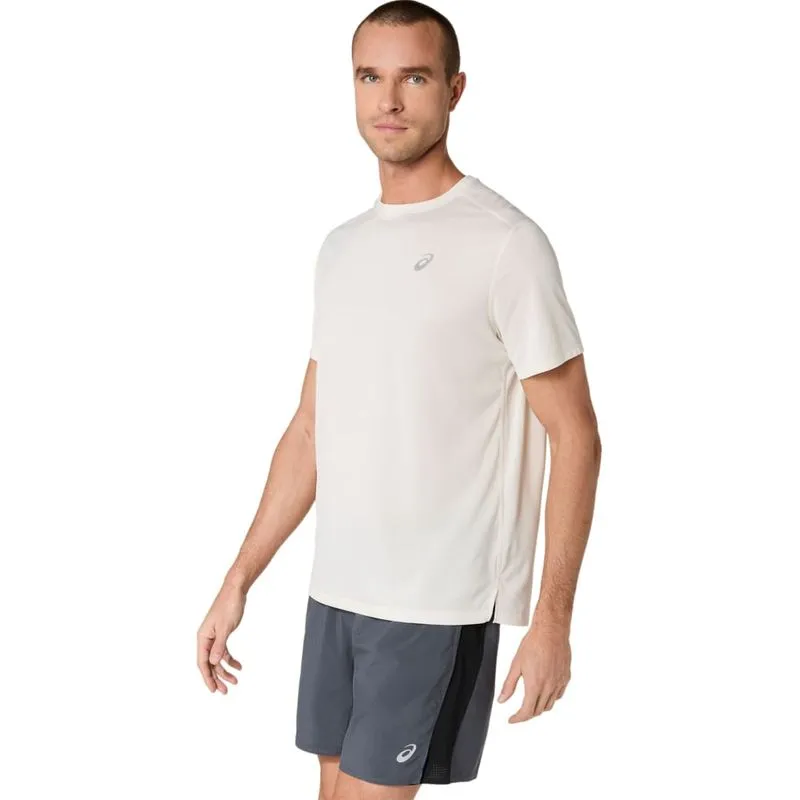Camiseta ASICS Silver - Masculino - Creme - tam: P