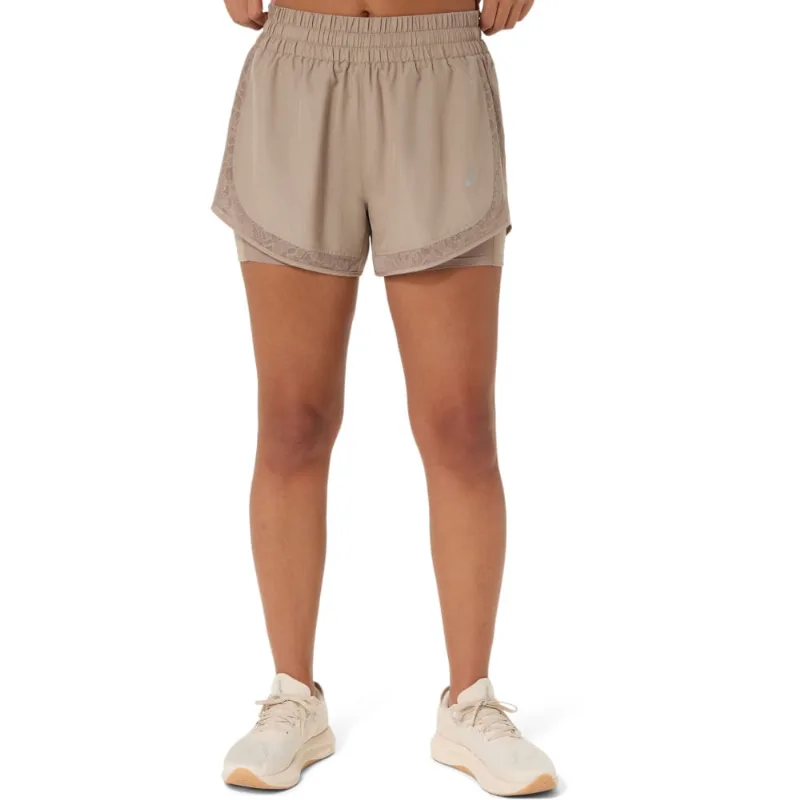 NAGINO RUN 2-N-1 SHORT - Feminino Cinza G