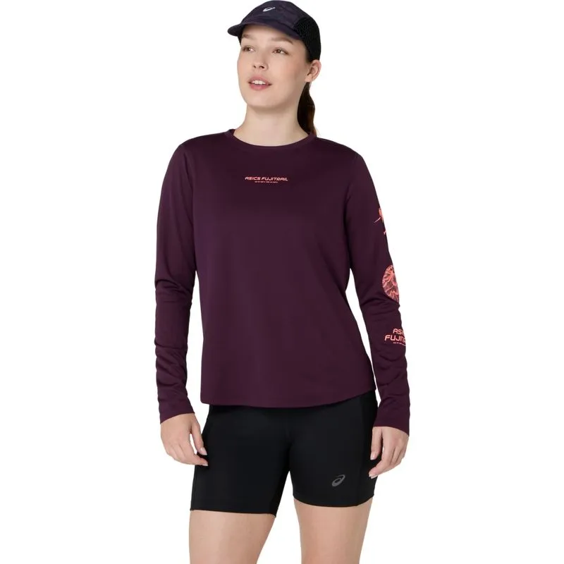 Camiseta Manga Longa Fujitrail Logo Ls - Vinho - tam: GG