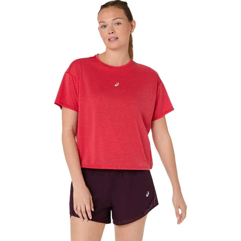 Camiseta ASICS Nagino Run - Rojo - talla: L