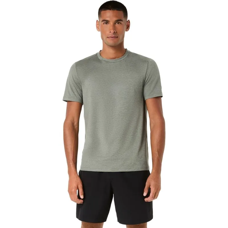 REFINED TEXTURE SHORT SLEEVE TOP - Cinza - tam: 3G