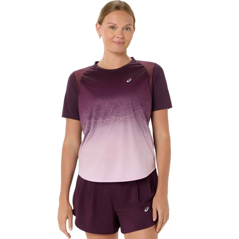 Camiseta ASICS Road Fade - Morado - talla: 2XL