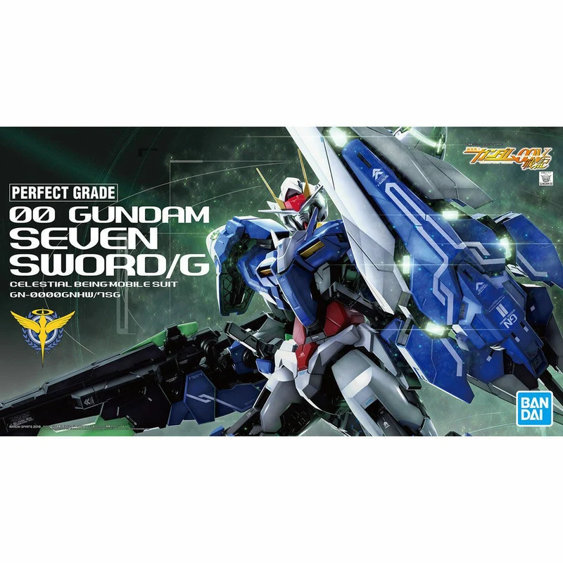 BANDAI PG 1/60 GN-0000GNHW/7SG 00 GUNDAM SEVEN SWORD/G Model Kit NEW from Japan