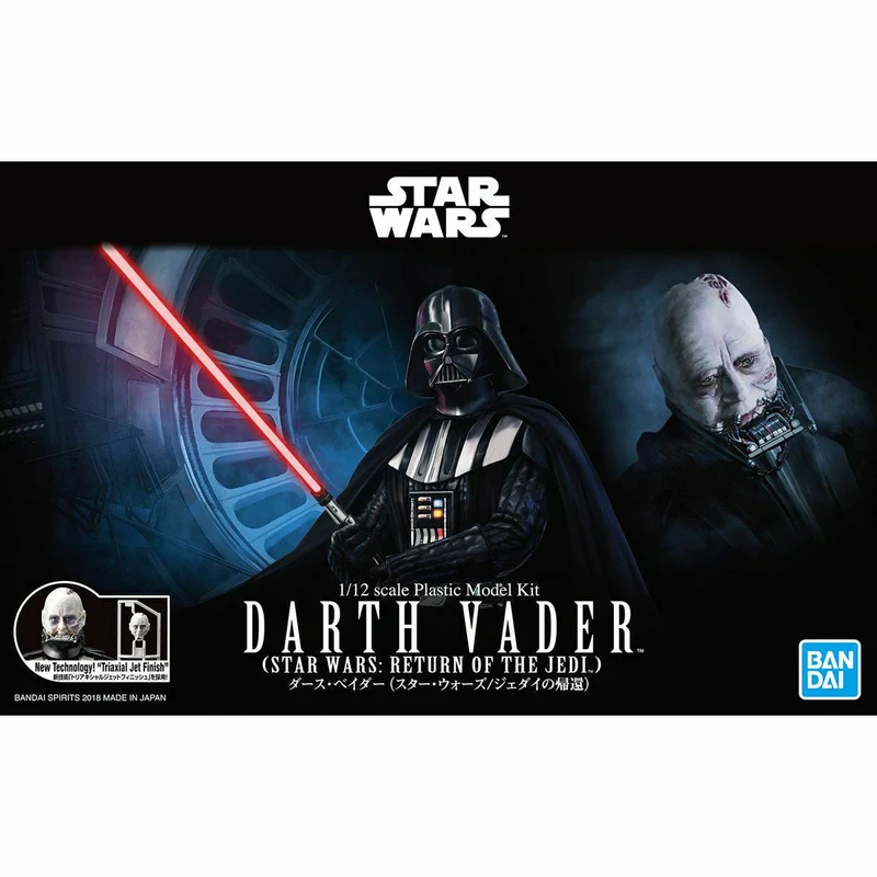 BANDAI 1/12 DARTH VADER STAR WARS RETURN OF THE JEDI Model Kit NEW from Japan