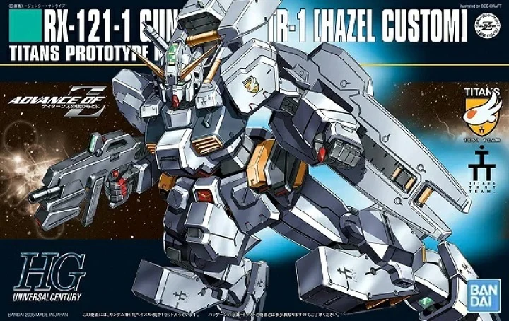 BANDAI - HGUC RX‑121‑1 海茲爾改 Hazel‑Custom Y1300 (BAN556080)(4573102556080) 全款(僅限香港以外地區 (僅限香港以外地區)