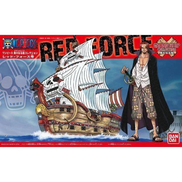 Bandai One Piece Grand Ship Collection Red Force Scaled Replica Model Kit Hobbyco