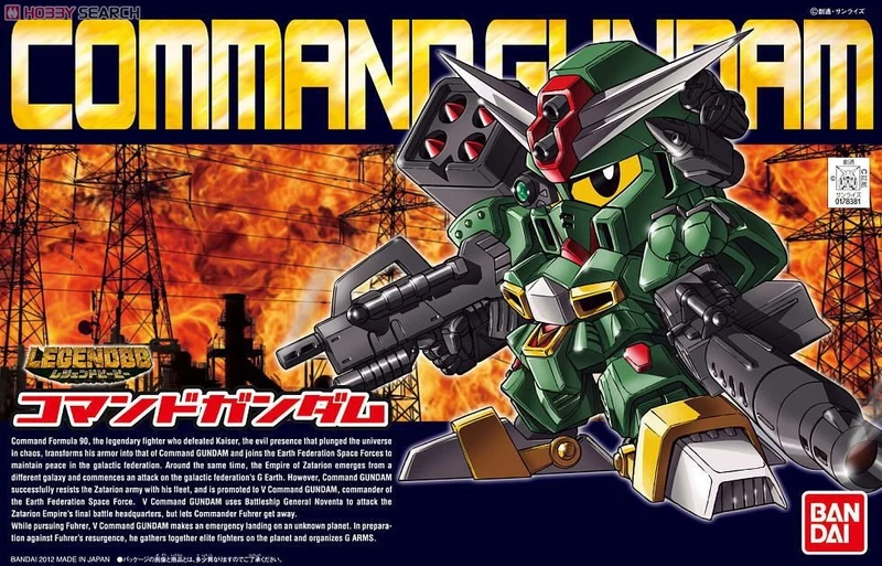 Bandai - BB戰士 司令高達 SD模型Y1000 (BAN579645) (4573102579645) 現貨