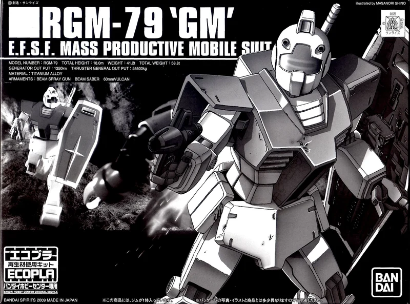 [Bandai Hobby Center Limited] Eco Plastic HG 1/144 RGM-79 Gym Gundam Model Kit