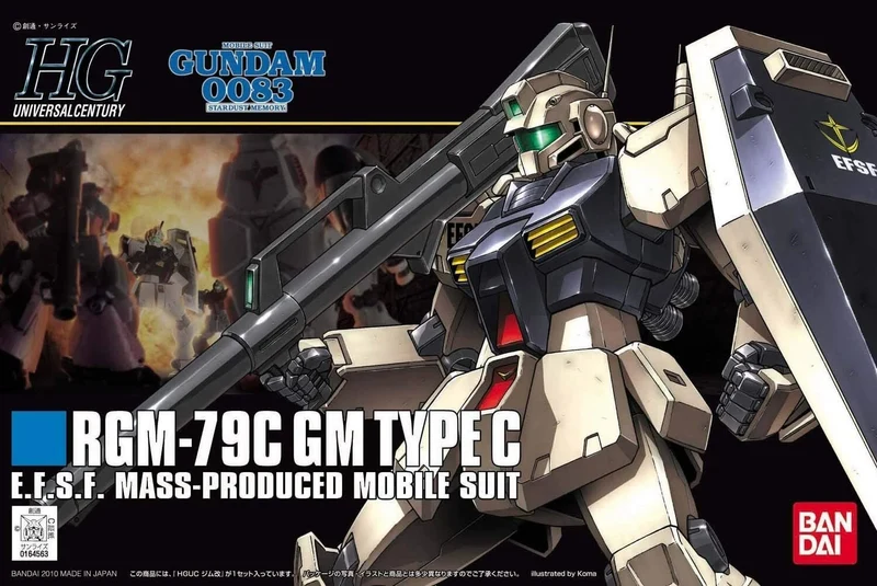 BANDAI - HGUC 1/144 RGM‑79C 吉姆 C 型 GM Type CY1400 (BAN591630)(4573102591630) 現貨