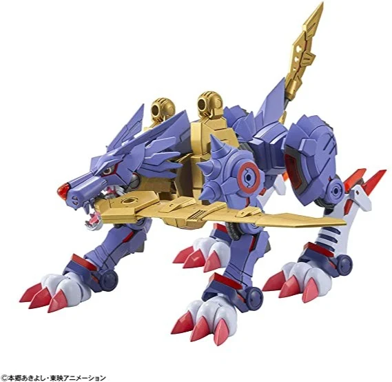 Figura Model Kit Metal Garurumon - Rise Standard Amplified - Digimon - Bandai