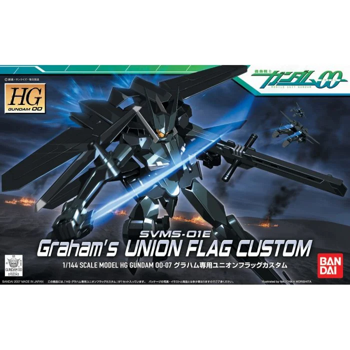 Bandai - HG 組裝模型 機動戰士高達00 1/144 葛拉漢專用聯合旗幟式特裝型Y1200(BAN606402)(4573102606402) 現貨