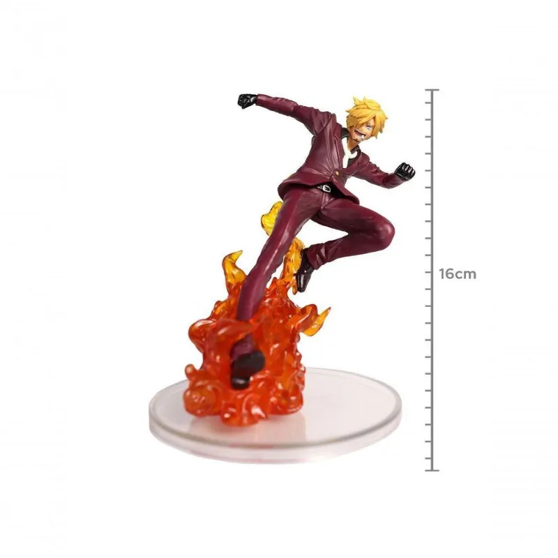 Figura De Coleção Figure One Piece - Sanji - Signs Of The Hight King Em Pvc 16cm Ichiban