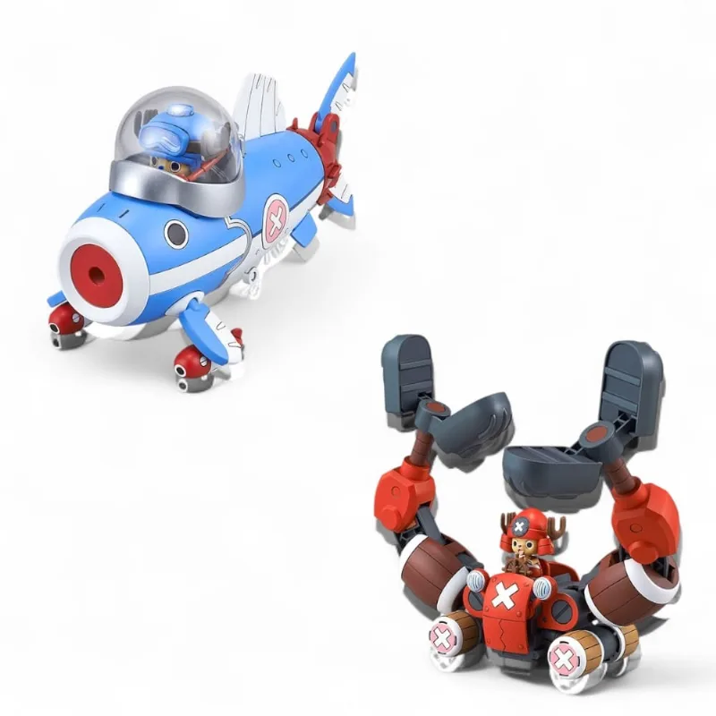 ONE PIECE CHOPPER ROBO 3 Y 5 (CHOPPER SUBMARINE Y CHOPPER CRANE) MODEL KIT