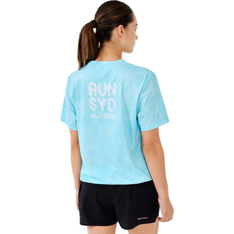 Camiseta ASICS Sydney Marathon 2026 - Azul Camiseta ASICS Camiseta ASICS Sydney Marathon 2026 Edição Limitada - Opera - Azul - tam: GG