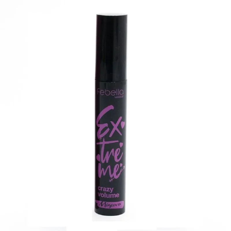 Máscara De Cílios Extreme Febella Ultra Preto 12ml