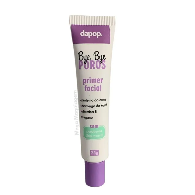 Primer Facial Dapop Bye Bye Poros 25g - Arroz E Karité