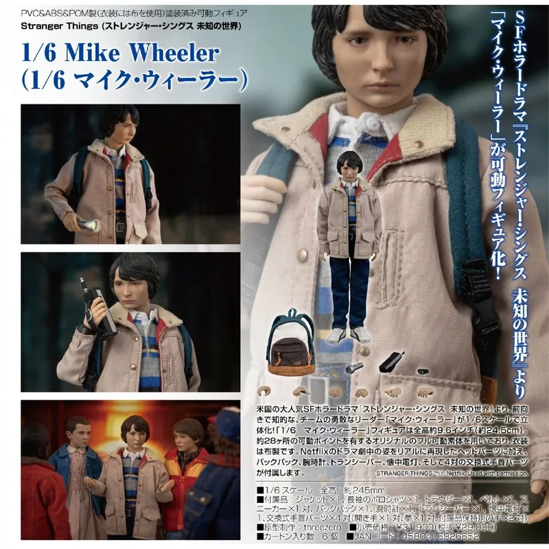 THREEZERO - 1/6 《怪奇物語》麥克·威勒 Y29000 (4580416926652)