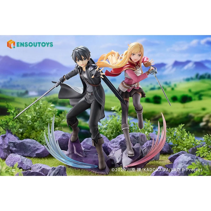 Sword Art Online Statue 1/7 Progressive Scherzo of Deep Night Kirito & Asuna Set