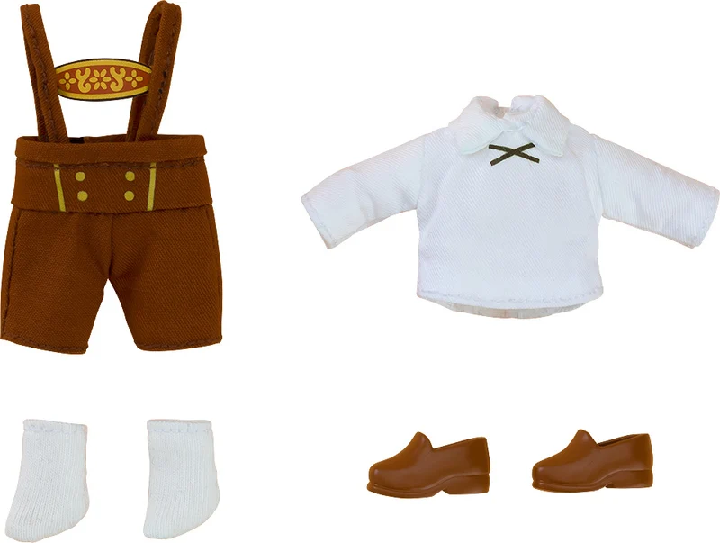 Nendoroid Doll Good Smile Company Nendoroid Doll Outfit Set: World Tour Germany - Boy (Black/Brown) Brown
