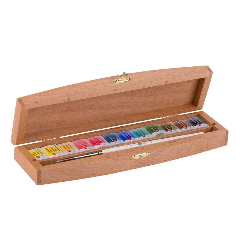 Kit Luxo Com 12 Aquarelas White Nights Fullpan (084)