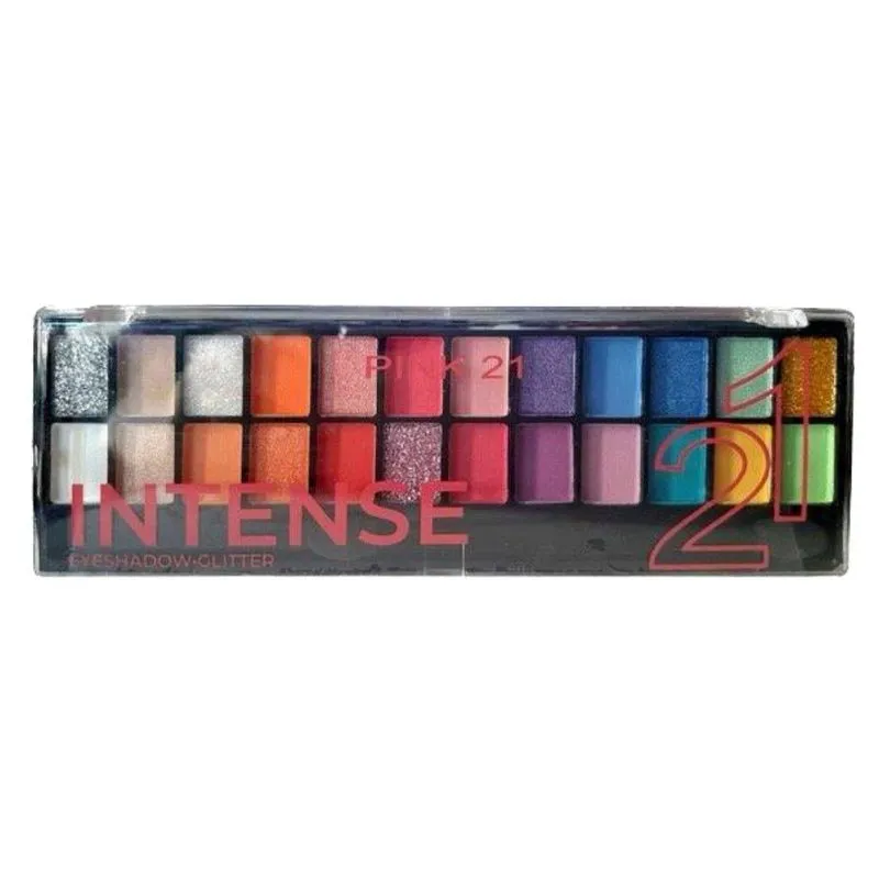 Paleta De Sombras Pink21 24 Cores 18g