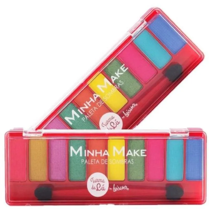 Paleta De Sombras Turma Da Lú - 10 Cores - Luisance Lt7103