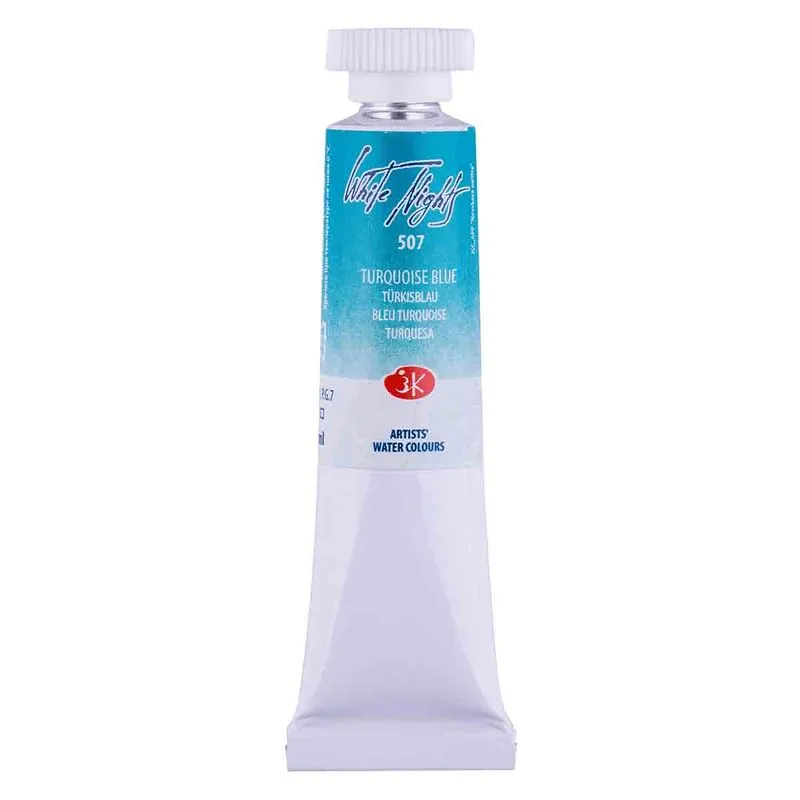 Aquarela White Nights Tubo 507 Turquoise Blue 10ml