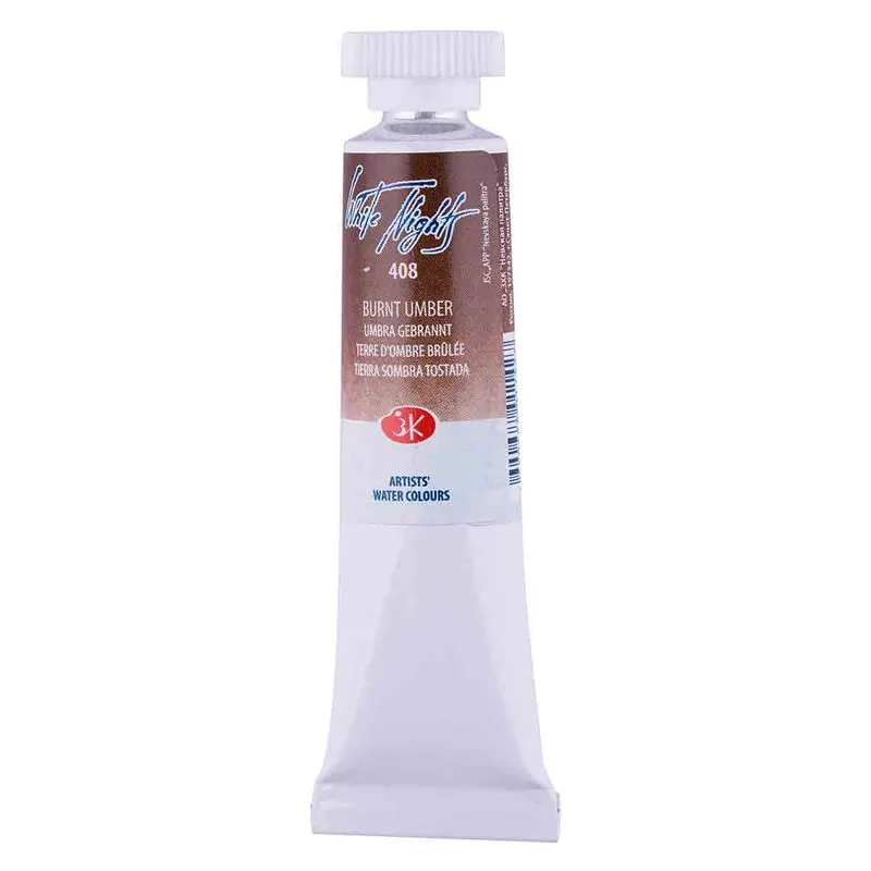 Aquarela White Nights Tubo 408 Burnt Umber 10ml