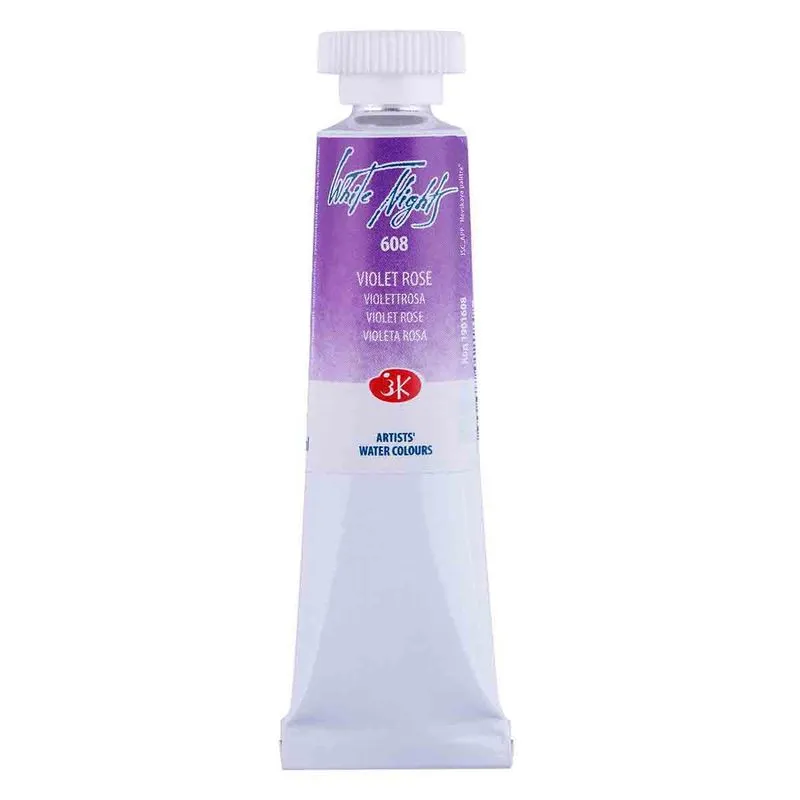 Aquarela White Nights Tubo 608 Violet Rose 10ml