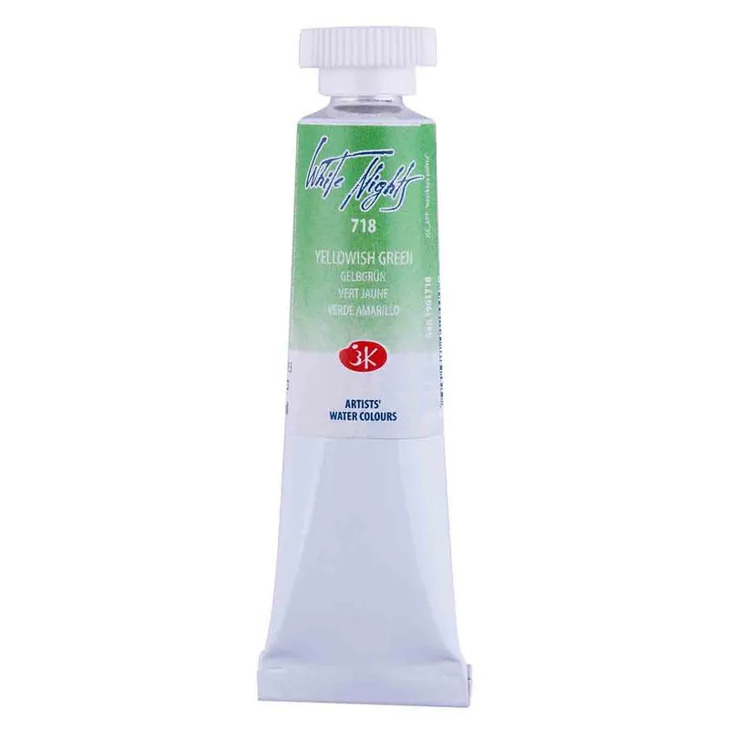 Aquarela White Nights Tubo 718 Yellowish Green 10ml
