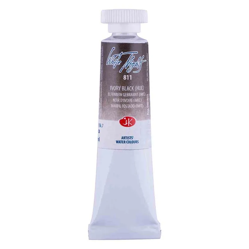 Aquarela White Nights Tubo 811 Ivory Black (hue) 10ml