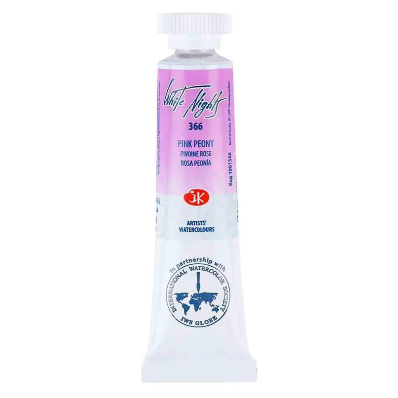 Aquarela White Nights Tubo 366 Pink Peony 10ml
