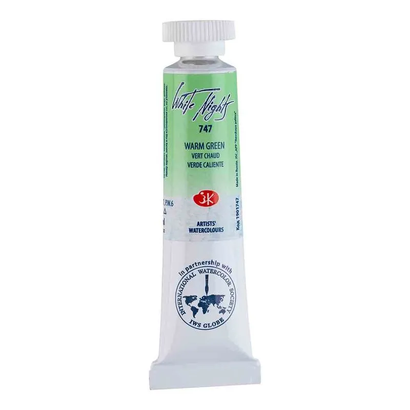 Aquarela White Nights Tubo 747 Warm Green 10ml