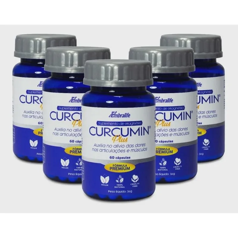 5 Gold Magnesio Curcumin Plus Original Premium